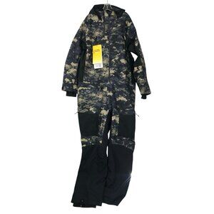 Ski-Doo Men's BC Kona One-Piece Suit Size XL Black with Graphics Camo Snowmobile